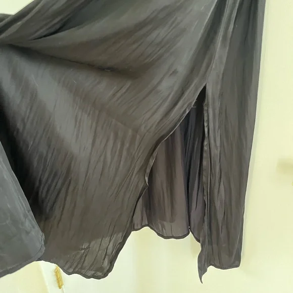 Old Navy Black Silky Dress with Pockets in Size Medium - Picture 5 of 5